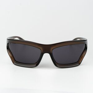 Loewe SIGNATURE Men Sunglasses Brown Grey Mask LW40143U 47A BRAND NEW